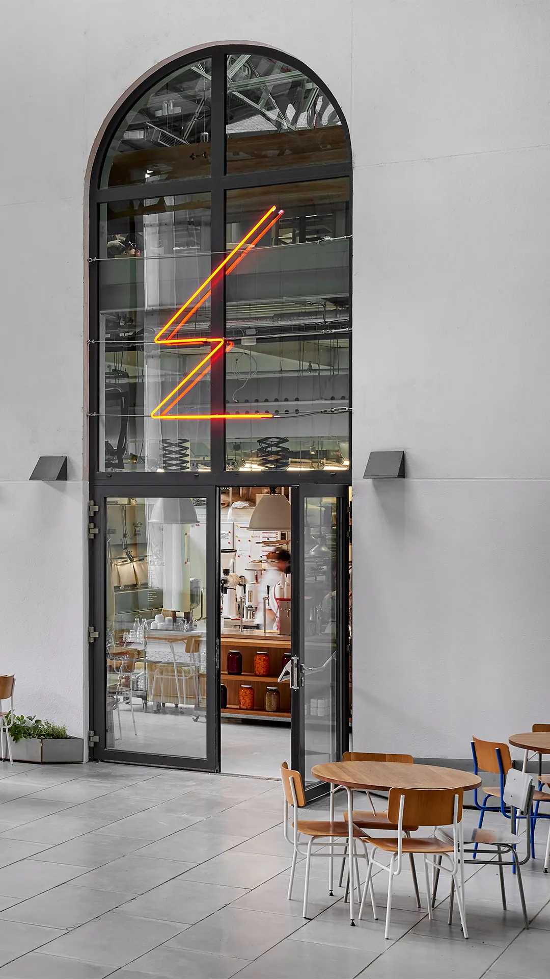 The exterior of Esky in Prague's Karlín district.